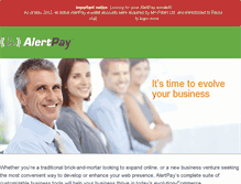 Tablet Screenshot of alertpay.com